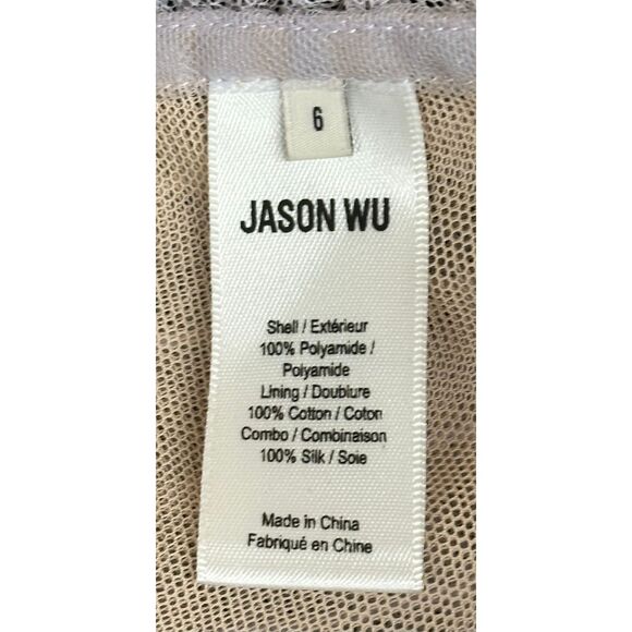 Jason Wu Collection Gathered Mesh Bra Top in Iris NWT Size 6 - Picture 9 of 10